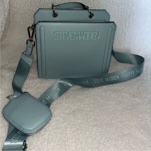 Steve Madden Blue Bevelyn Crossbody Bag